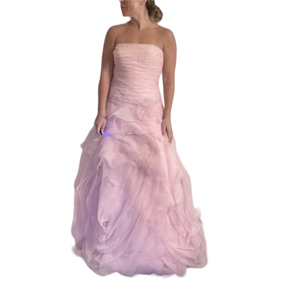 Jovani Strapless Gown Light Pink - Picture 2 of 7
